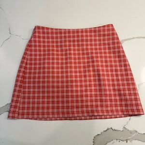 Urban outfitters plaid mini skirt